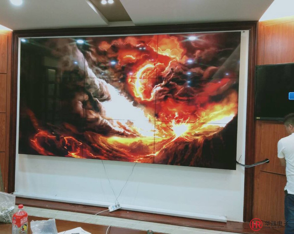 无缝拼接屏方案会议室49寸1.8